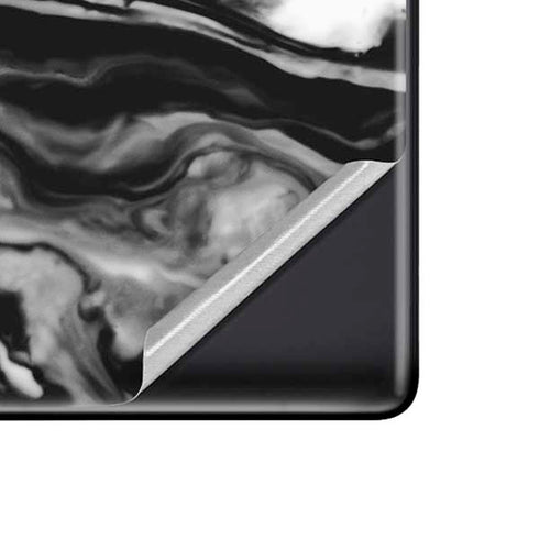 Black and White Marble Ink Google Pixel 6 Skin